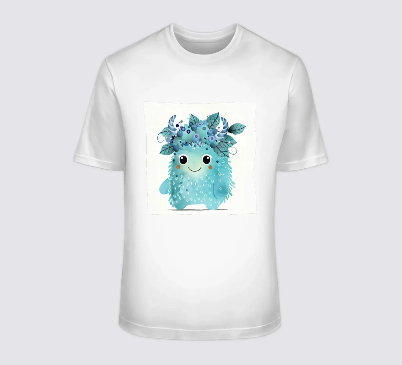 Allegro mostro di mirtilli con ghirlanda di bacche t-shirt da namosh