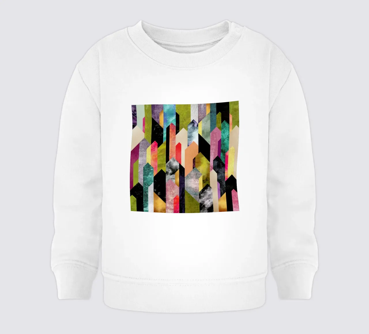 Crystalized baby sweatshirt by Elisabeth Fredriksson