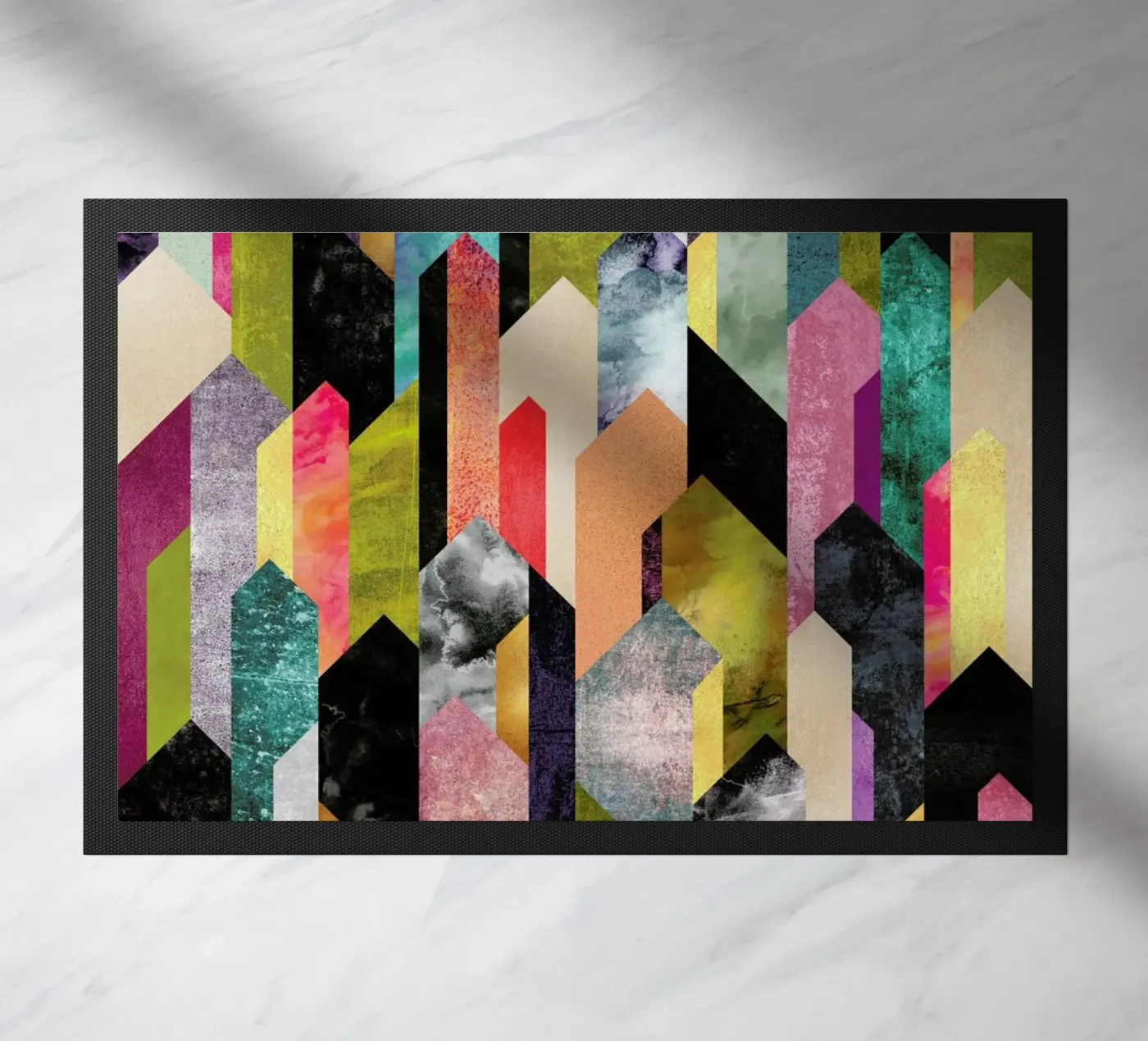 Crystalized doormat by Elisabeth Fredriksson