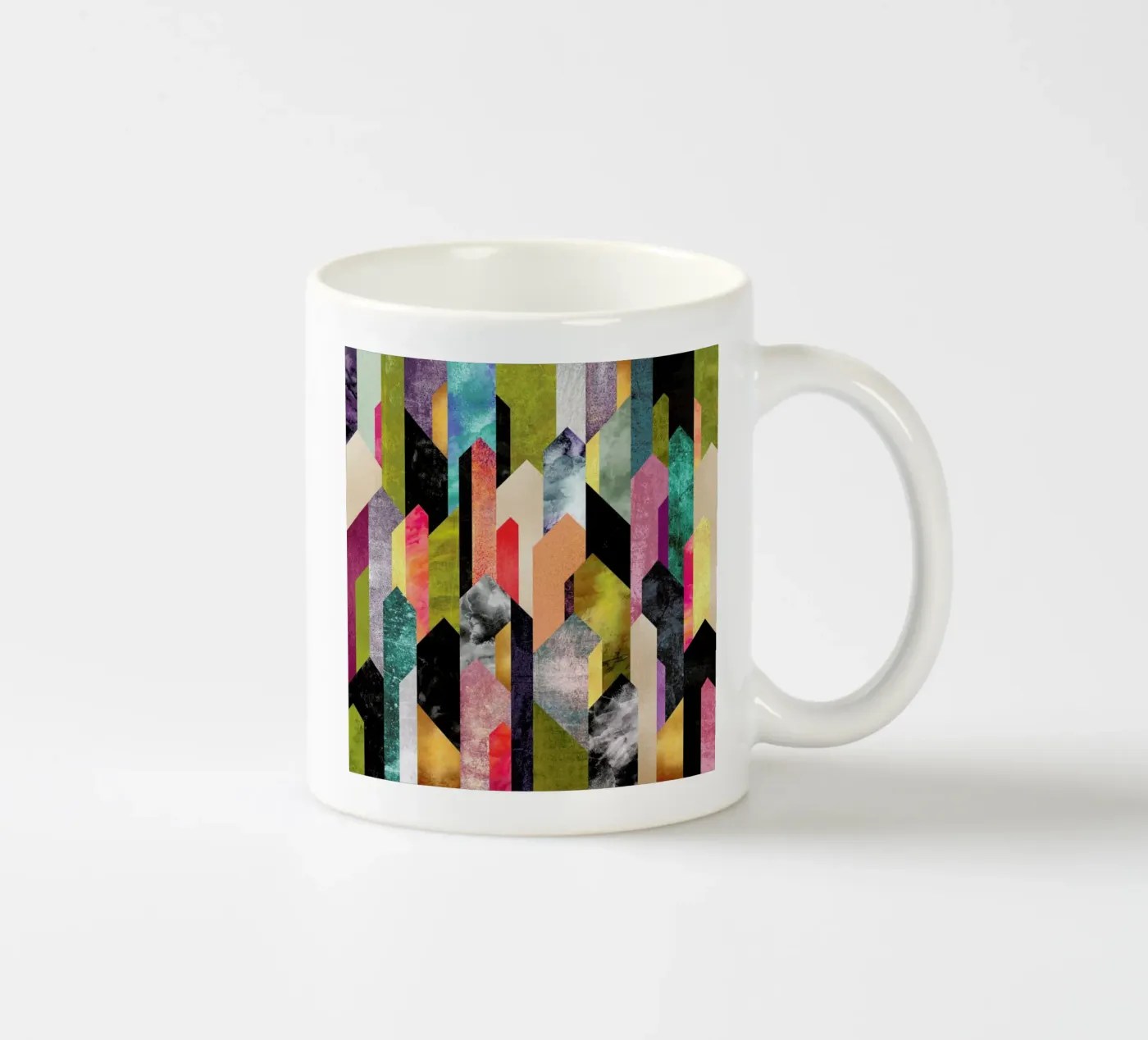 Crystalized ceramic mug by Elisabeth Fredriksson