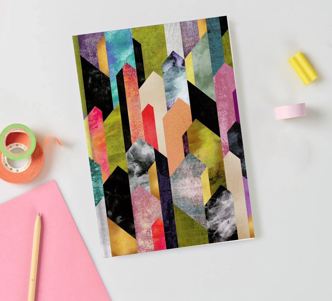 Crystalized notebook by Elisabeth Fredriksson