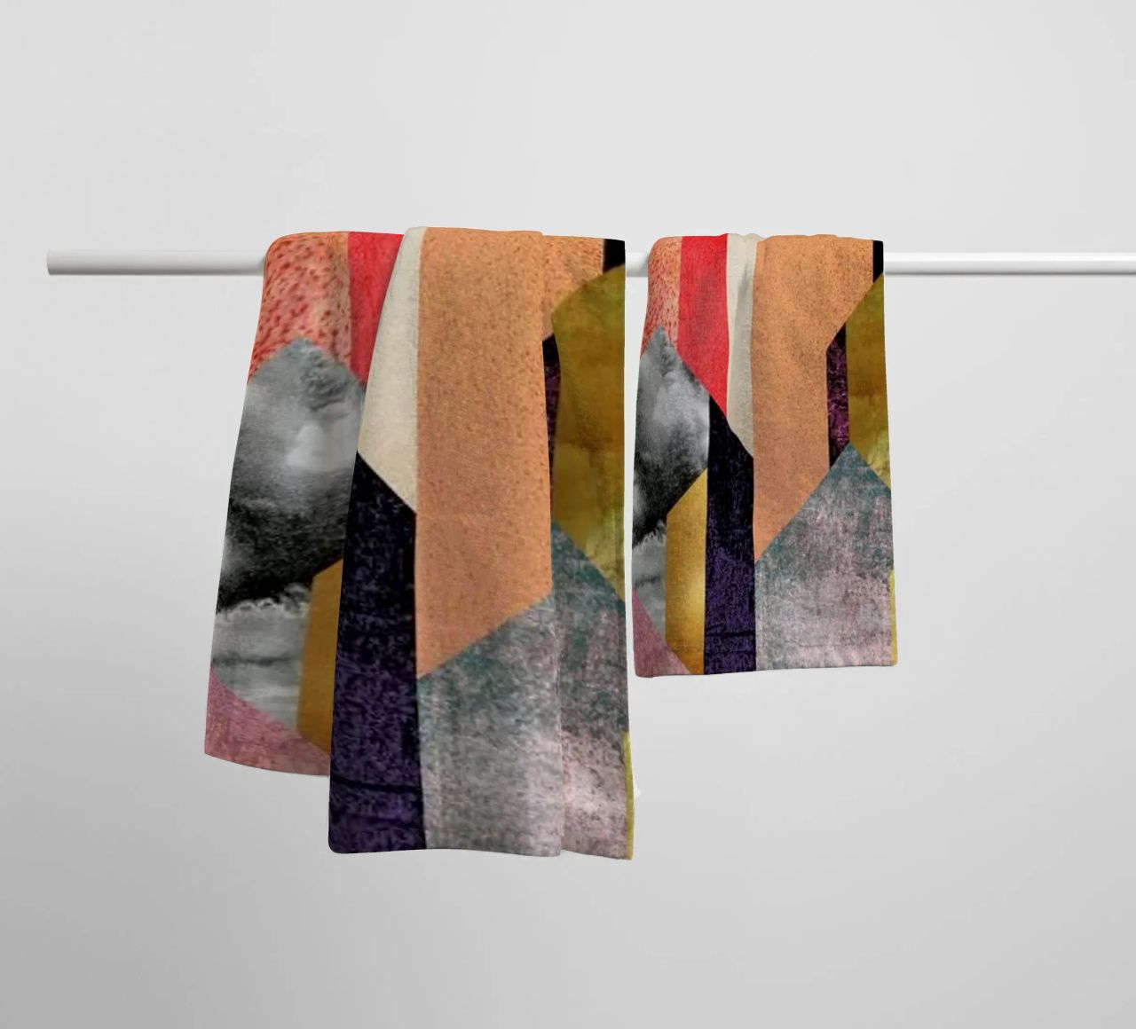 Crystalized towel by Elisabeth Fredriksson
