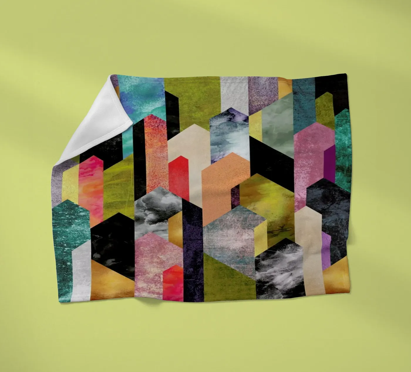 Crystalized fleece blanket by Elisabeth Fredriksson