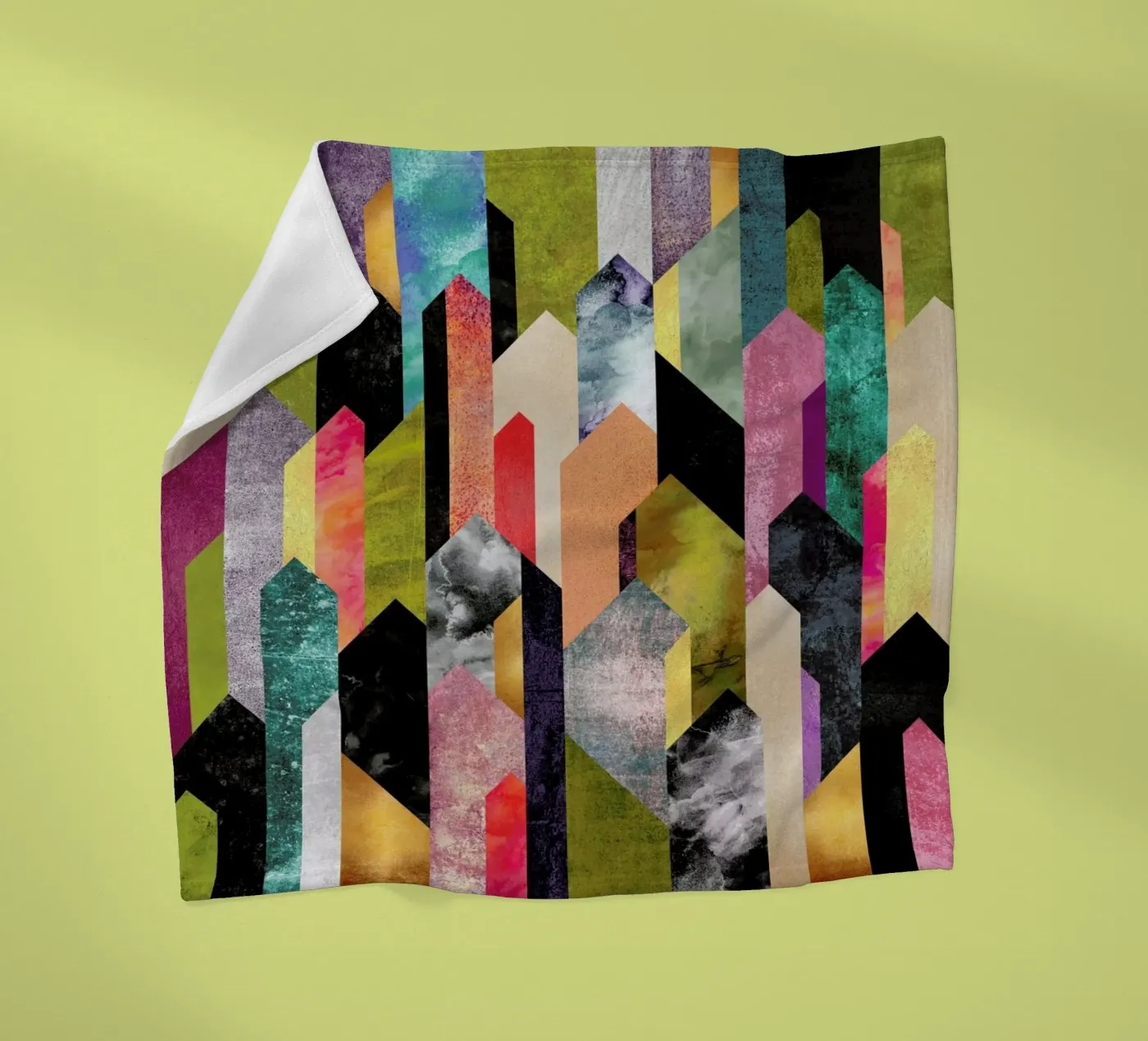 Crystalized fleece blanket by Elisabeth Fredriksson