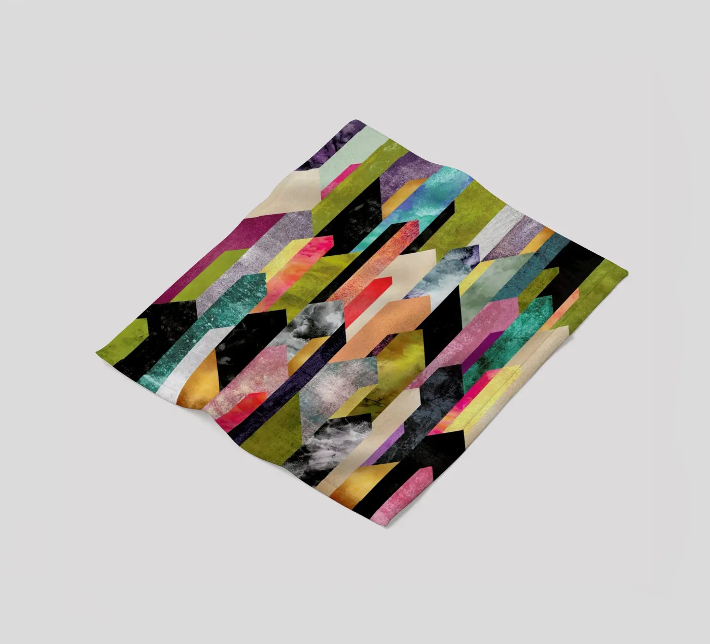 Crystalized fleece blanket by Elisabeth Fredriksson