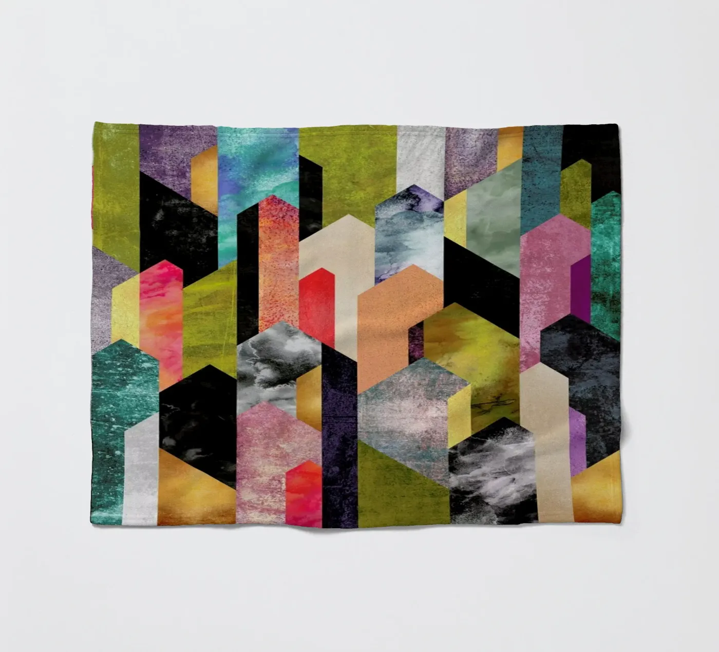 Crystalized fleece blanket by Elisabeth Fredriksson