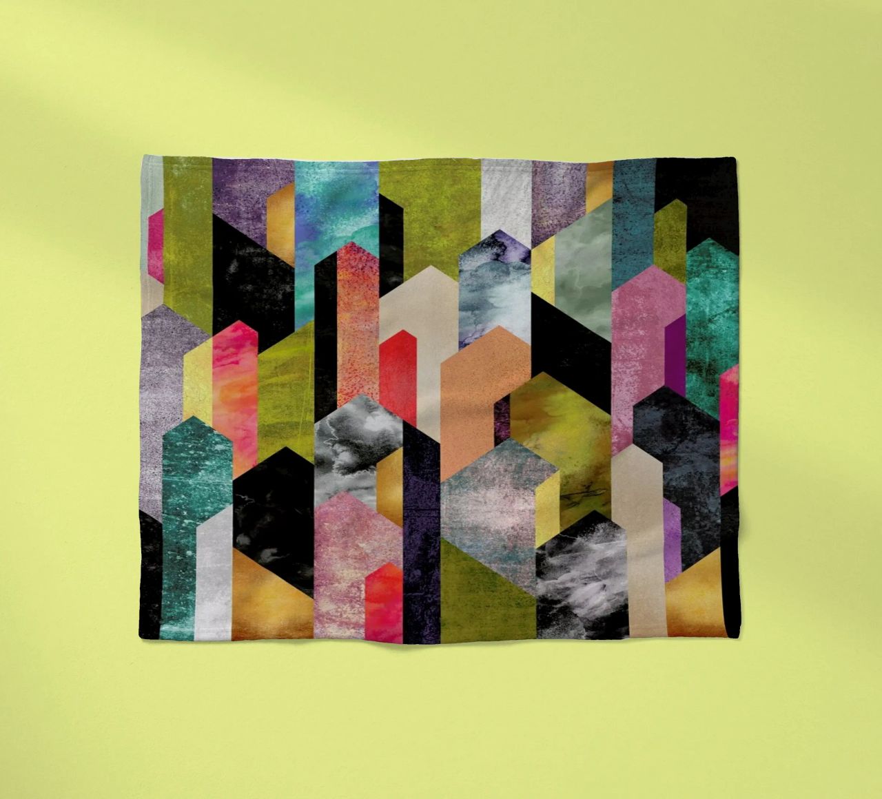 Crystalized fleece blanket by Elisabeth Fredriksson