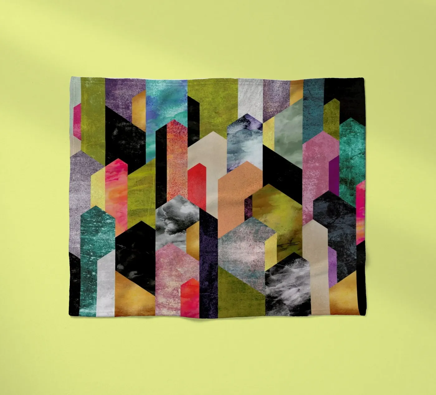 Crystalized fleece blanket by Elisabeth Fredriksson