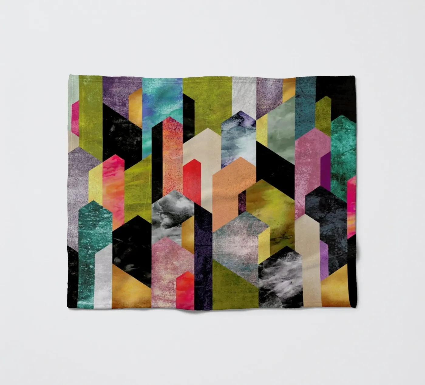 Crystalized fleece blanket by Elisabeth Fredriksson