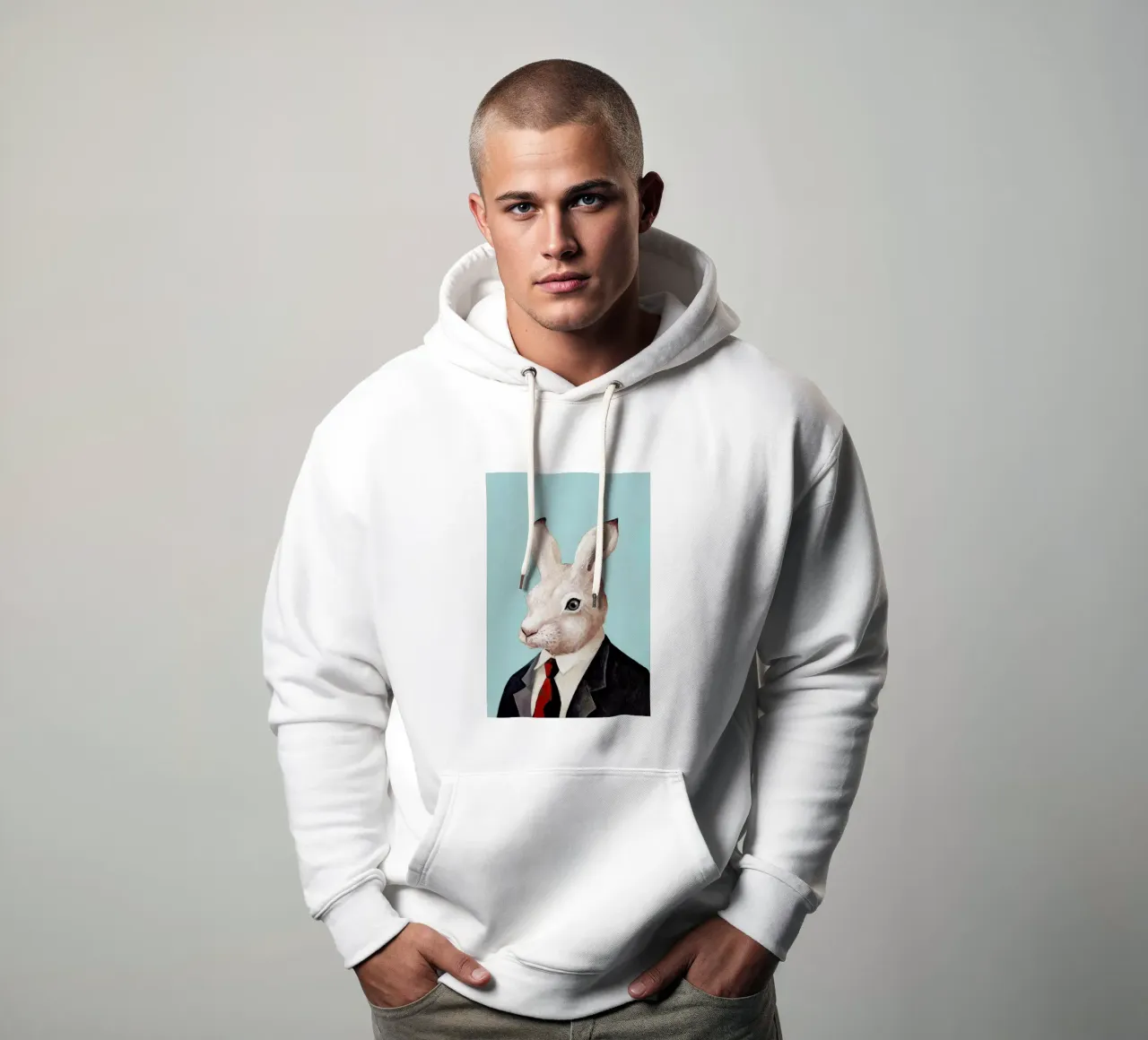 Rabbit hoodie by Animal Crew
