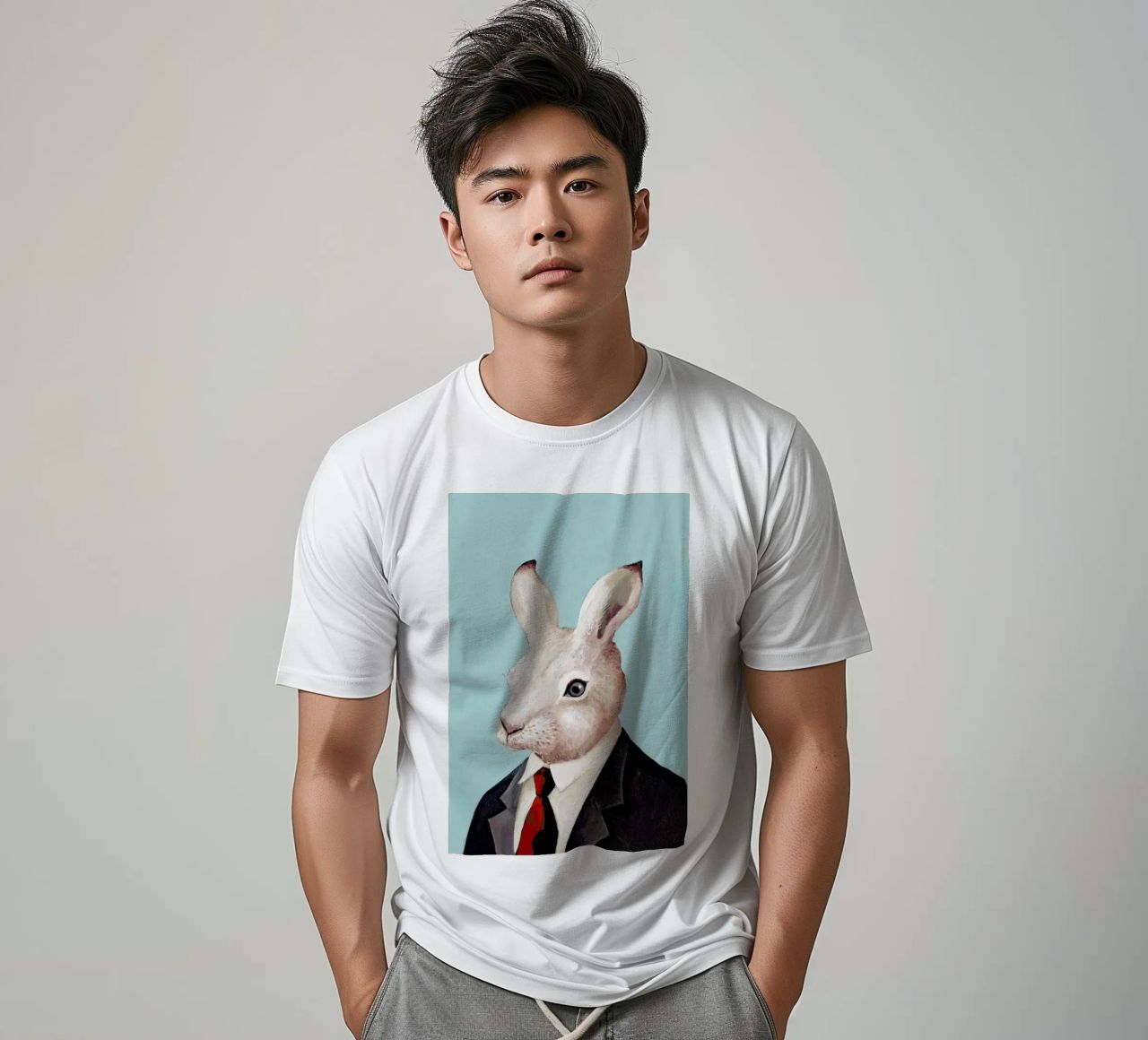 Rabbit t-shirt da Animal Crew