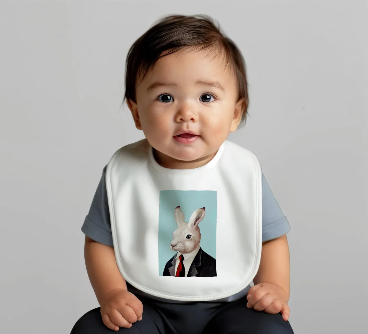 Rabbit Babylätzchen von Animal Crew