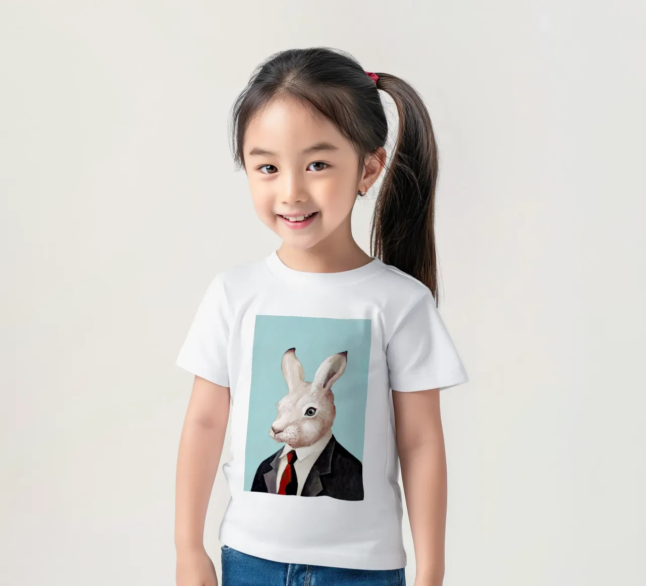 Rabbit kinder t-shirt van Animal Crew