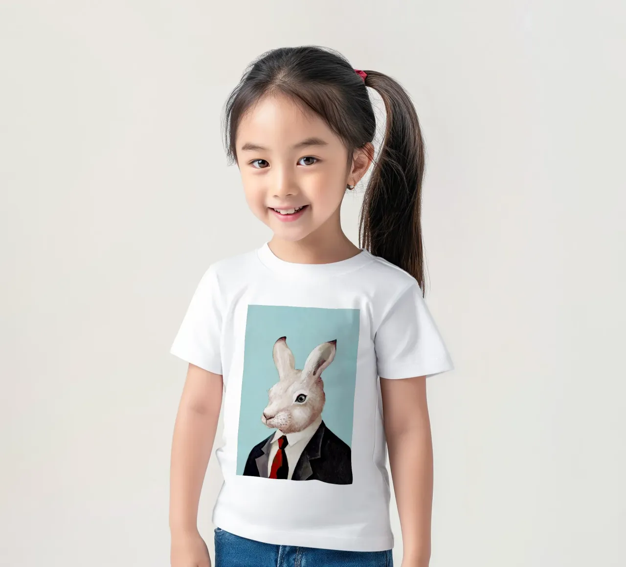 Rabbit t-shirt bambini da Animal Crew