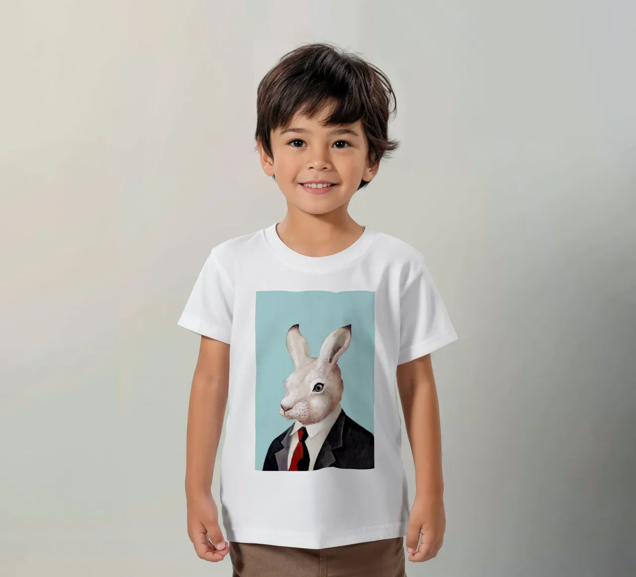 Rabbit kinder t-shirt van Animal Crew