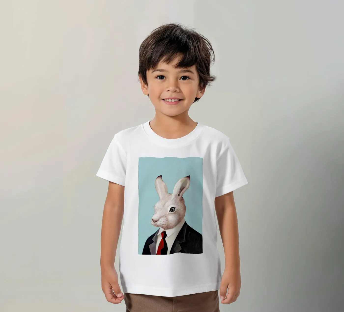Rabbit kinder t-shirt van Animal Crew