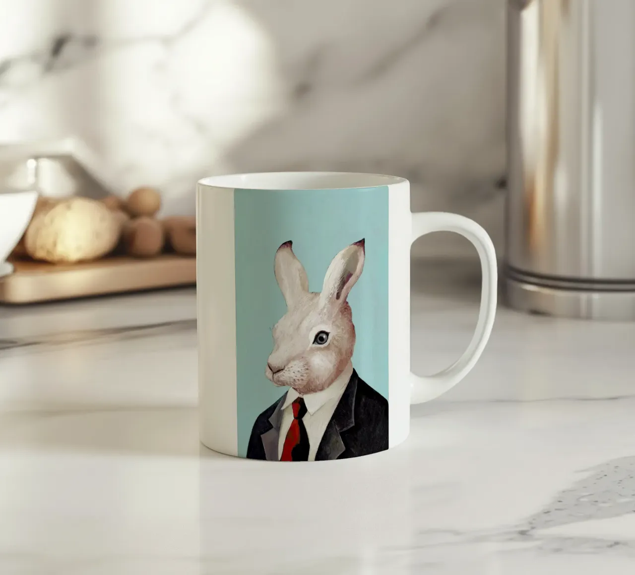 Rabbit Keramik Tasse von Animal Crew