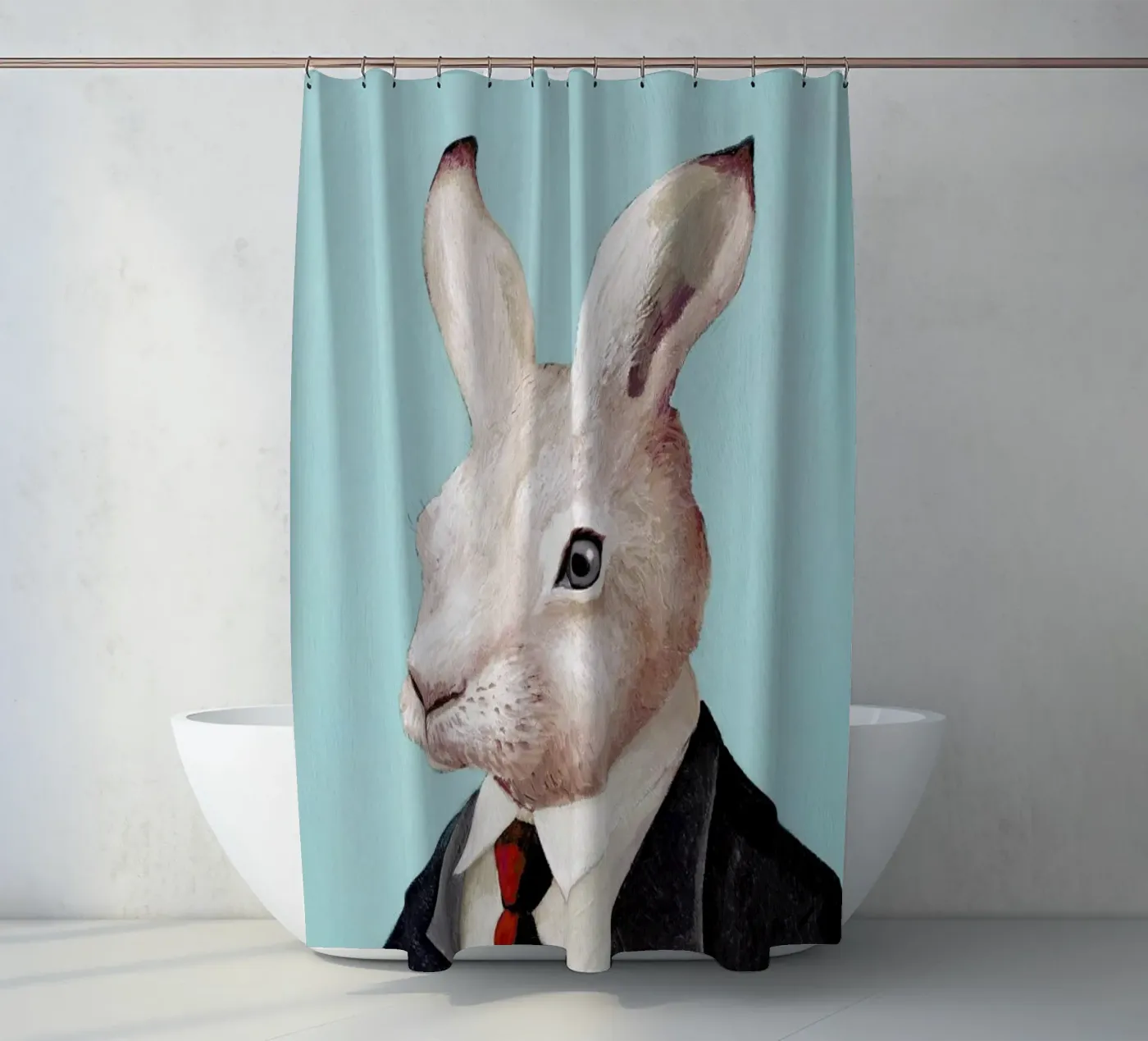 Rabbit Duschvorhang von Animal Crew