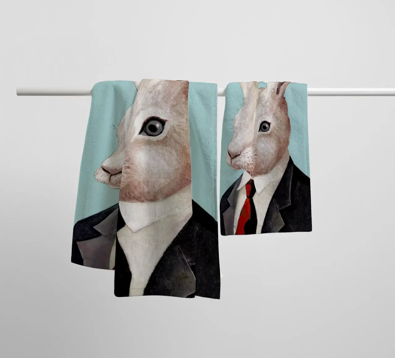 Rabbit towel by Animal Crew
