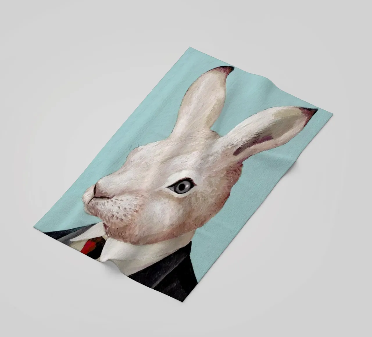 Rabbit beach towel by Animal Crew