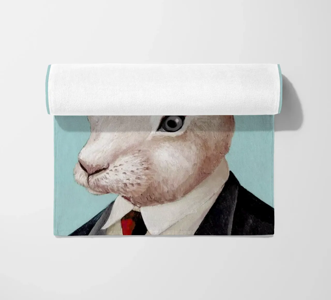 Rabbit beach towel by Animal Crew
