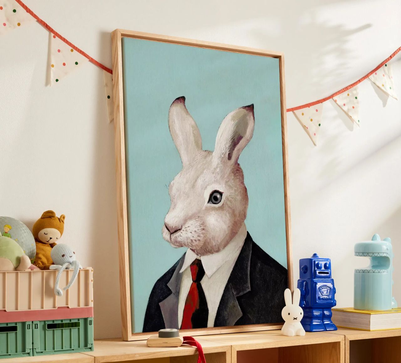 Rabbit canvas by Animal Crew