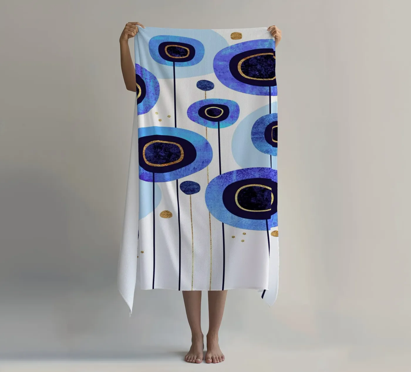 Floral Blubes telo mare da Elisabeth Fredriksson