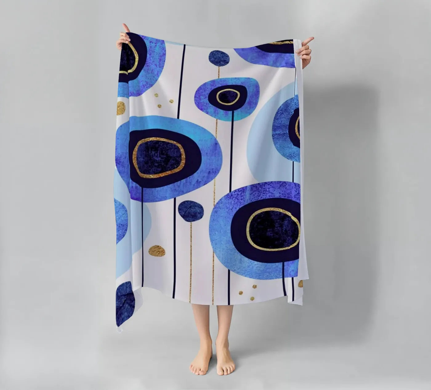 Floral Blubes telo mare da Elisabeth Fredriksson