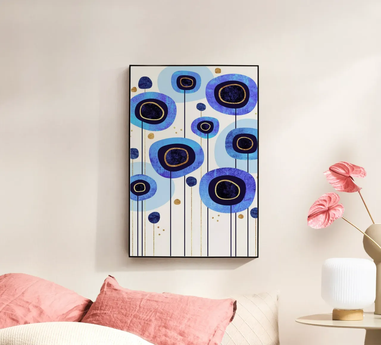 Floral Blubes plexiglass da Elisabeth Fredriksson