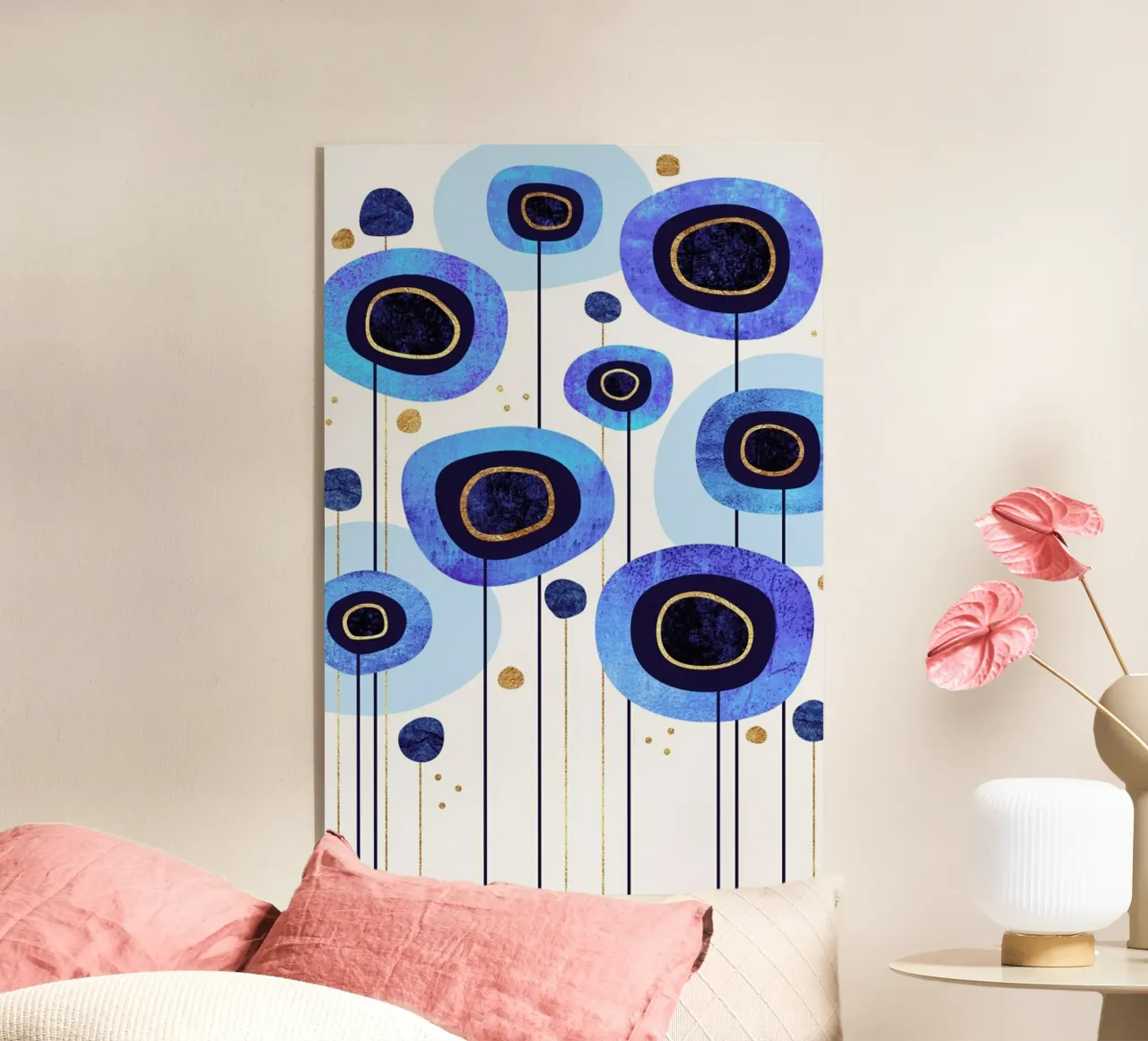 Floral Blubes plexiglass da Elisabeth Fredriksson