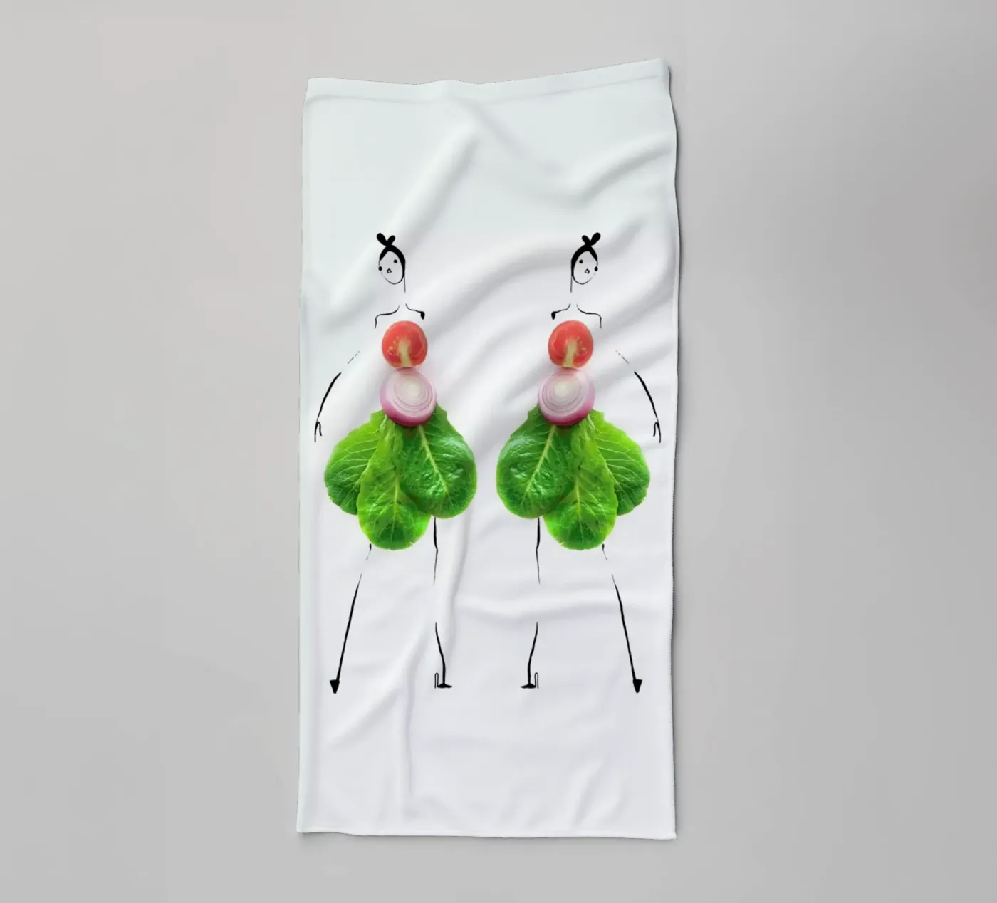 Burger badhanddoek van Gretchen Roehrs
