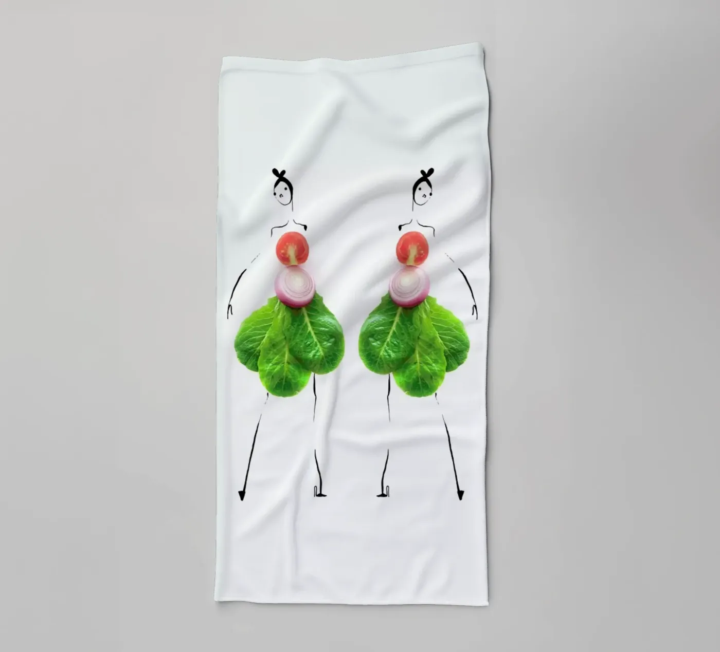 Burger towel by Gretchen Roehrs