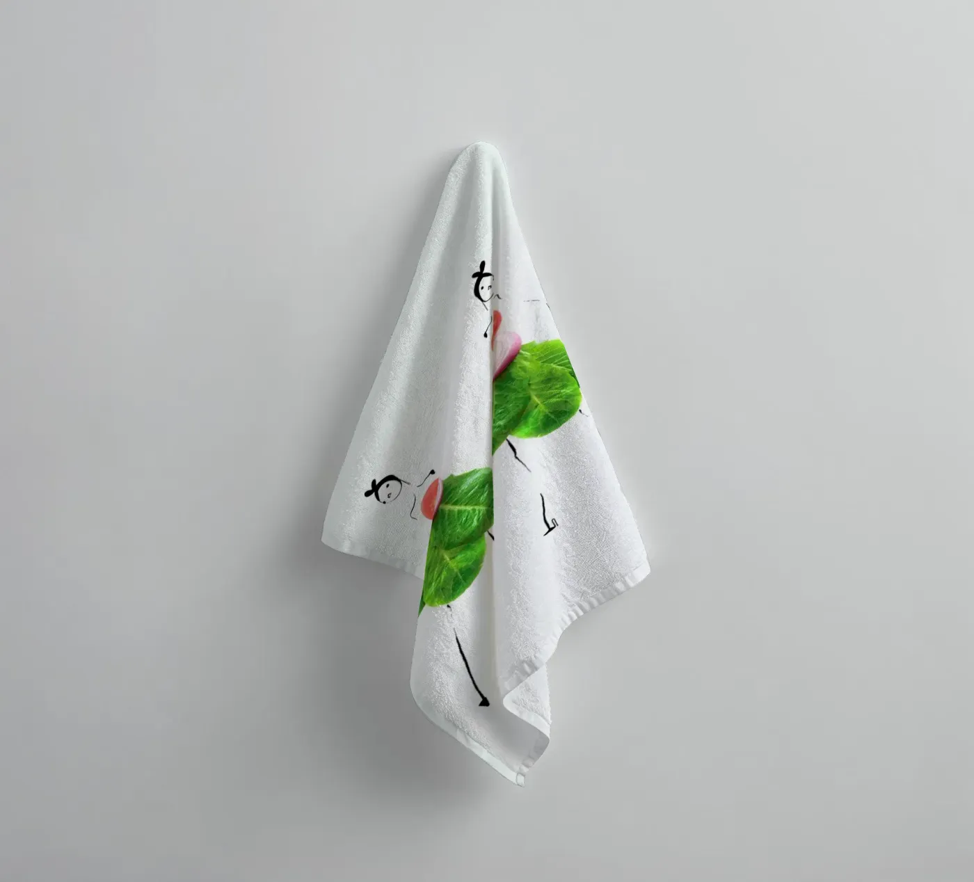 Burger badhanddoek van Gretchen Roehrs