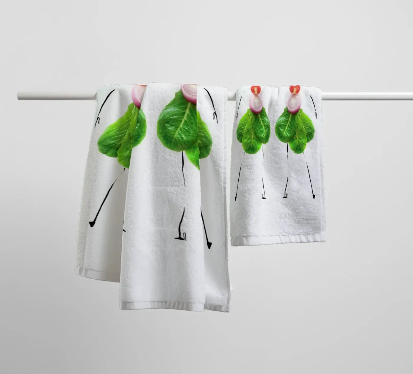 Burger badhanddoek van Gretchen Roehrs