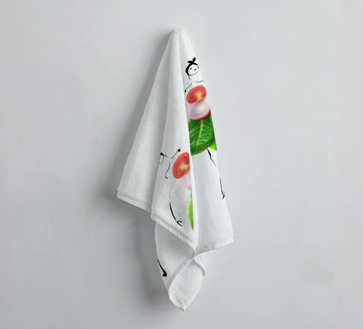 Burger badhanddoek van Gretchen Roehrs