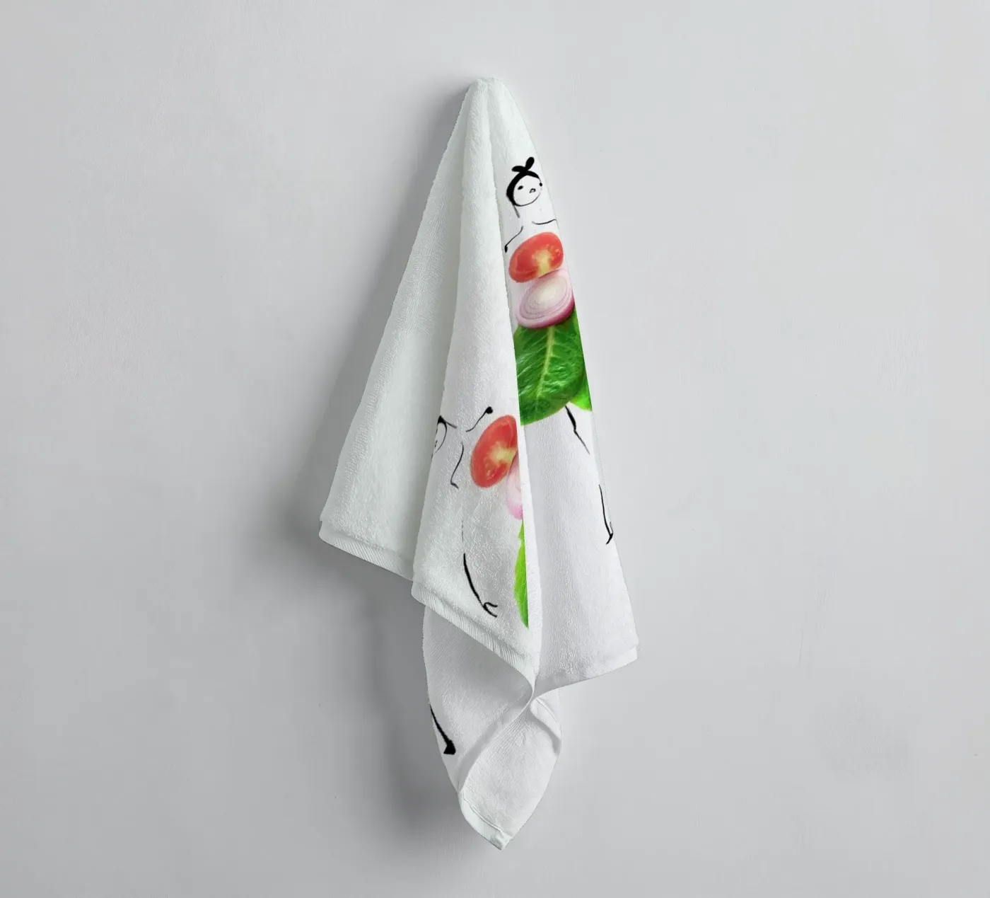 Burger towel by Gretchen Roehrs