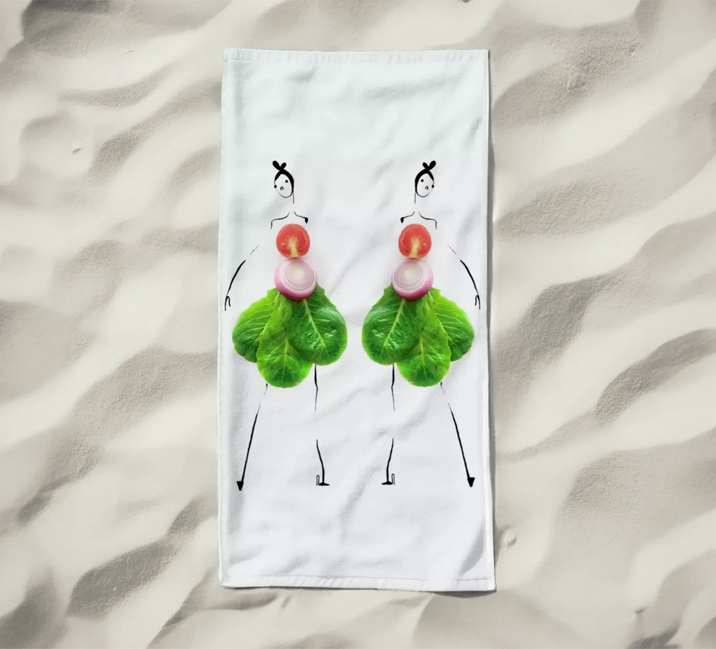 Burger strandhanddoek van Gretchen Roehrs