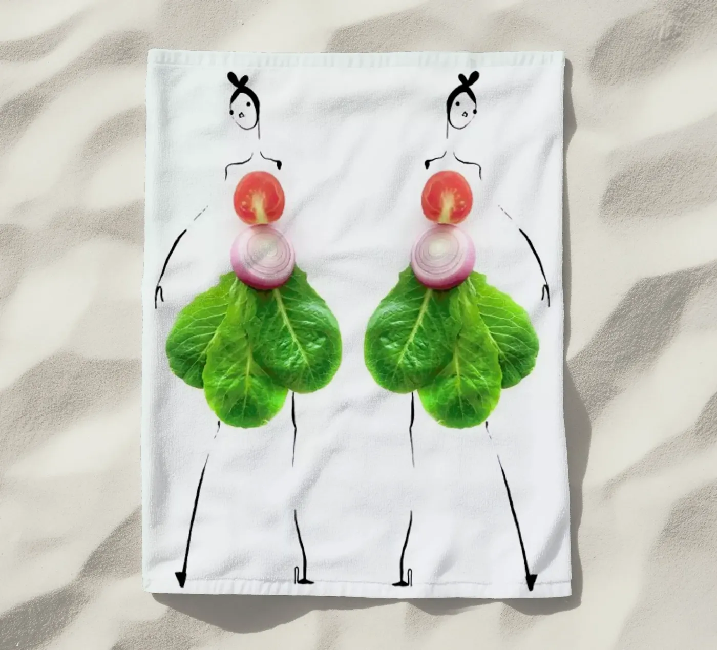 Burger strandhanddoek van Gretchen Roehrs