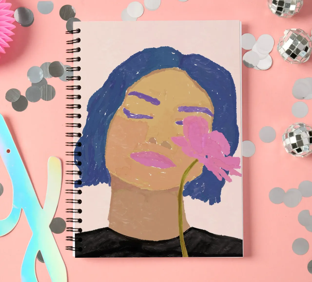 Me Time spiral notebook by treechild