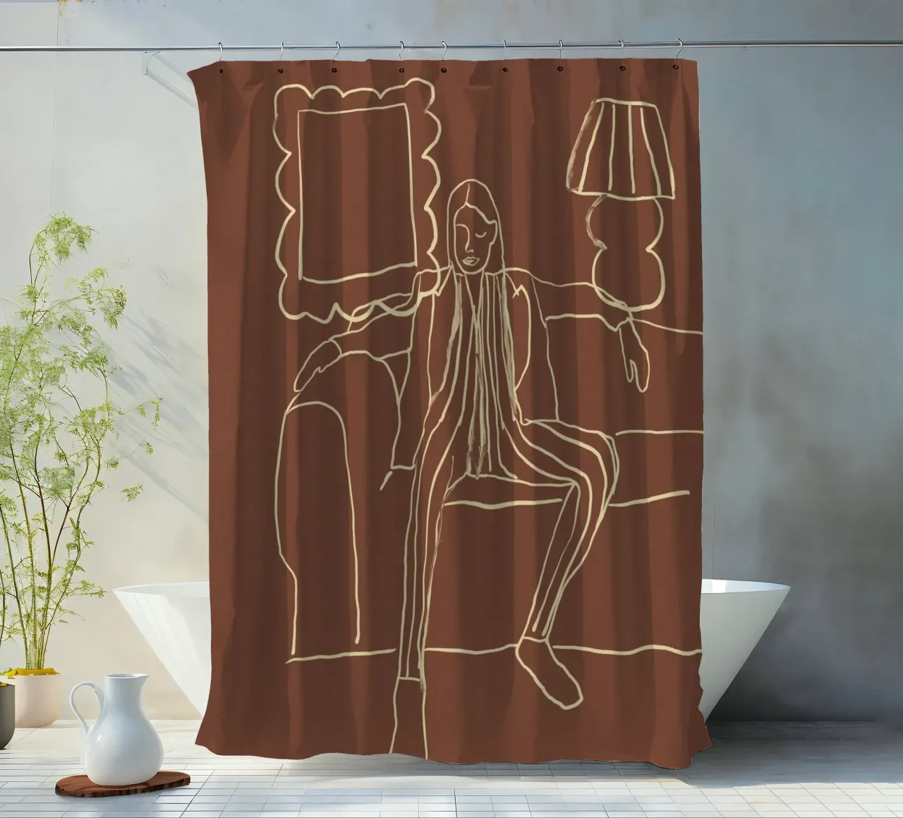 Vie Simple No 131 tenda da doccia da treechild