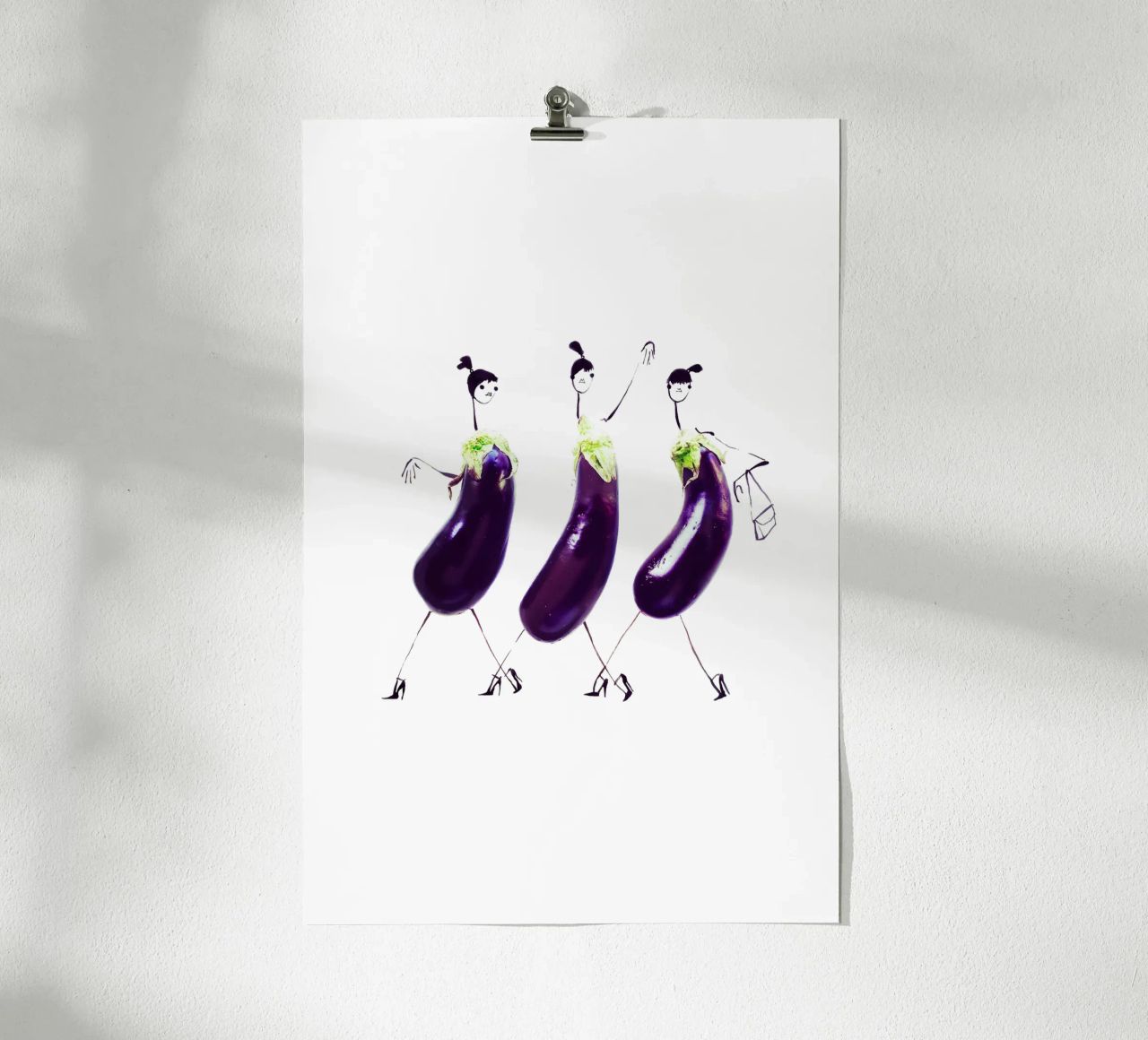Aubergine Poster von Gretchen Roehrs