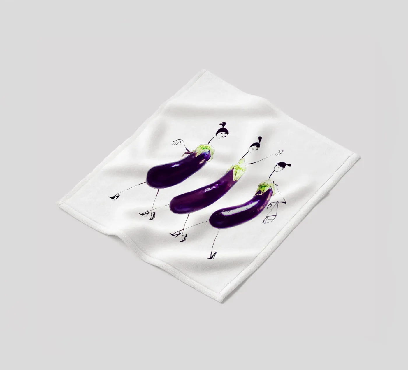 Aubergine fleecedeken van Gretchen Roehrs