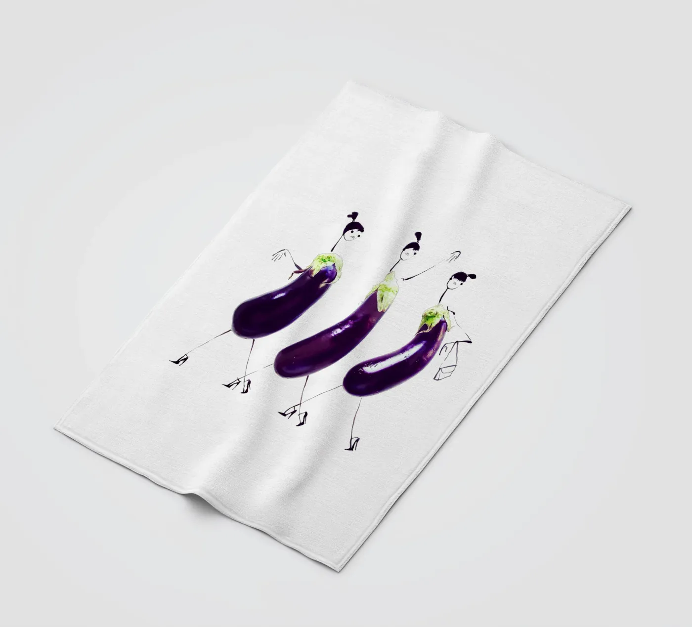 Aubergine fleecedeken van Gretchen Roehrs