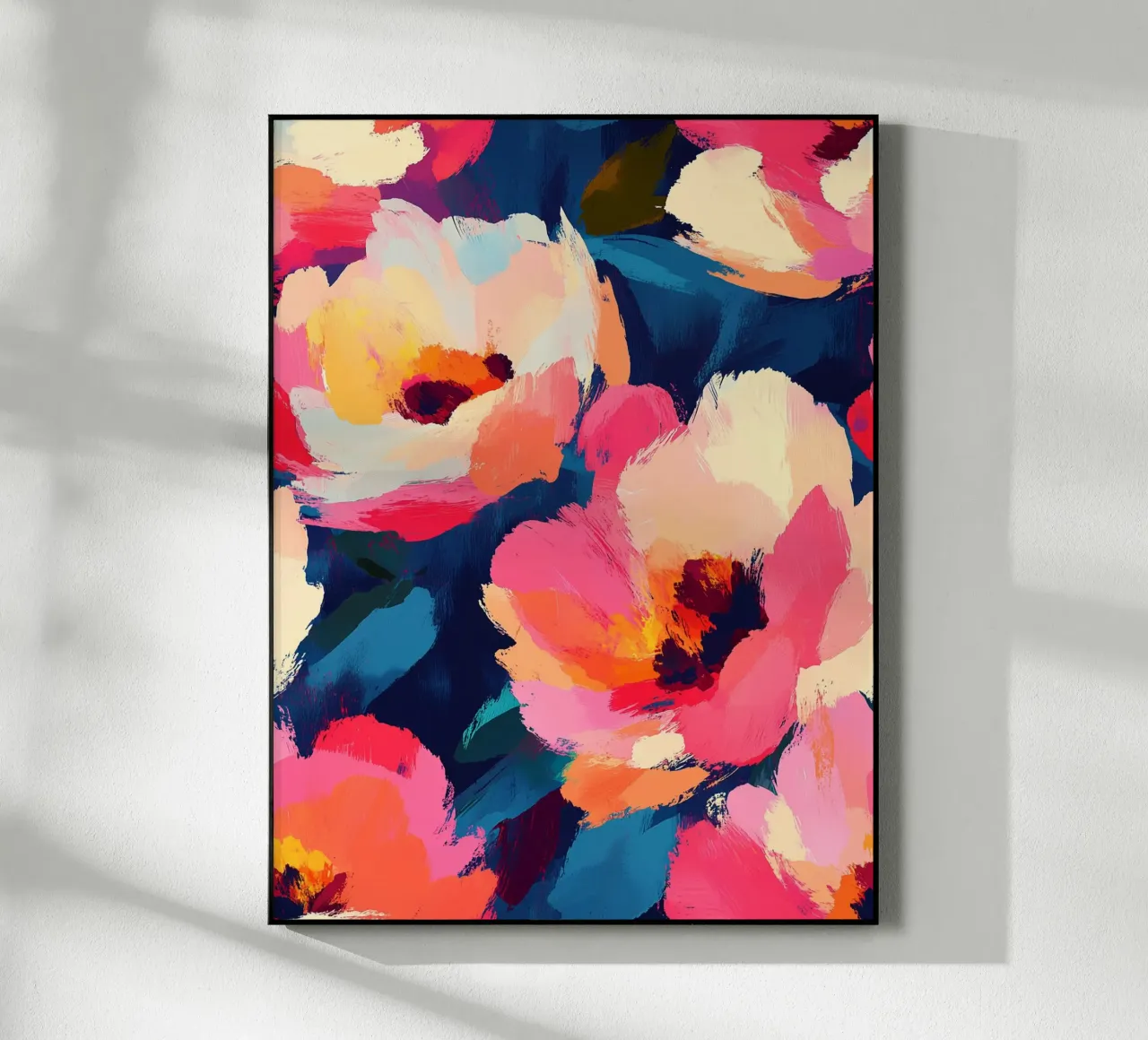 Esplosione floreale in colori vivaci plexiglass da Flora & Horizon