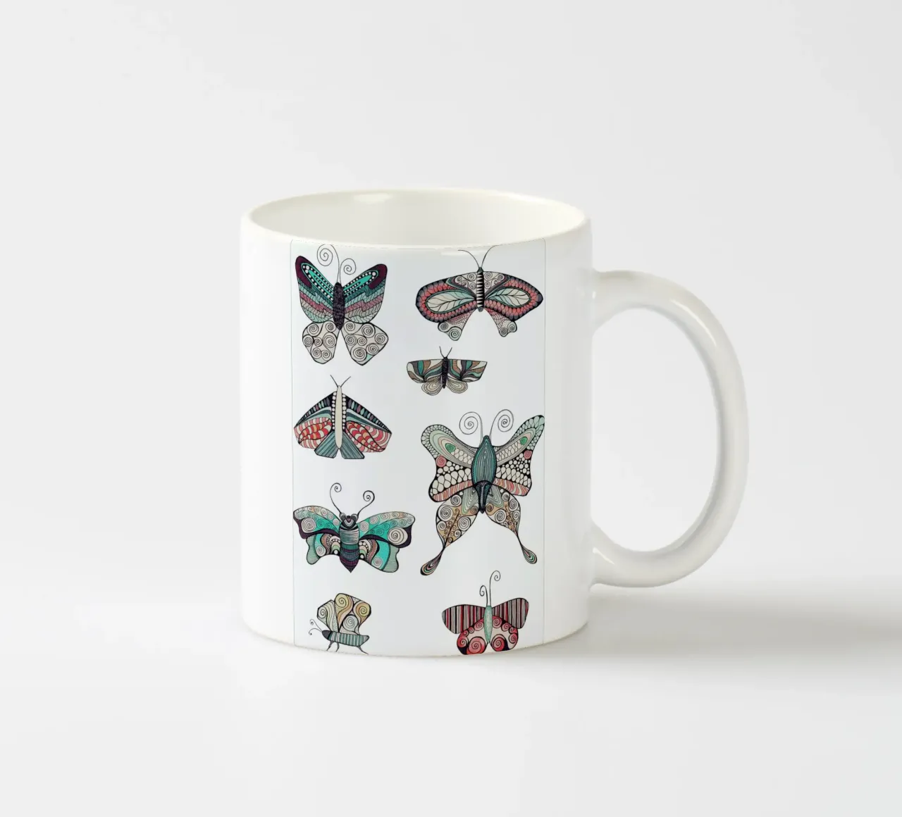 Schmetterling tazza in ceramica da Sabrina Ziegenhorn