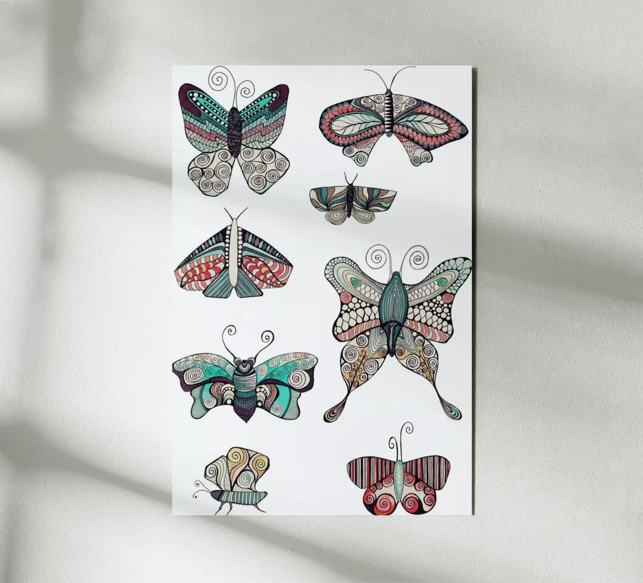 Schmetterling alluminio dibond da Sabrina Ziegenhorn