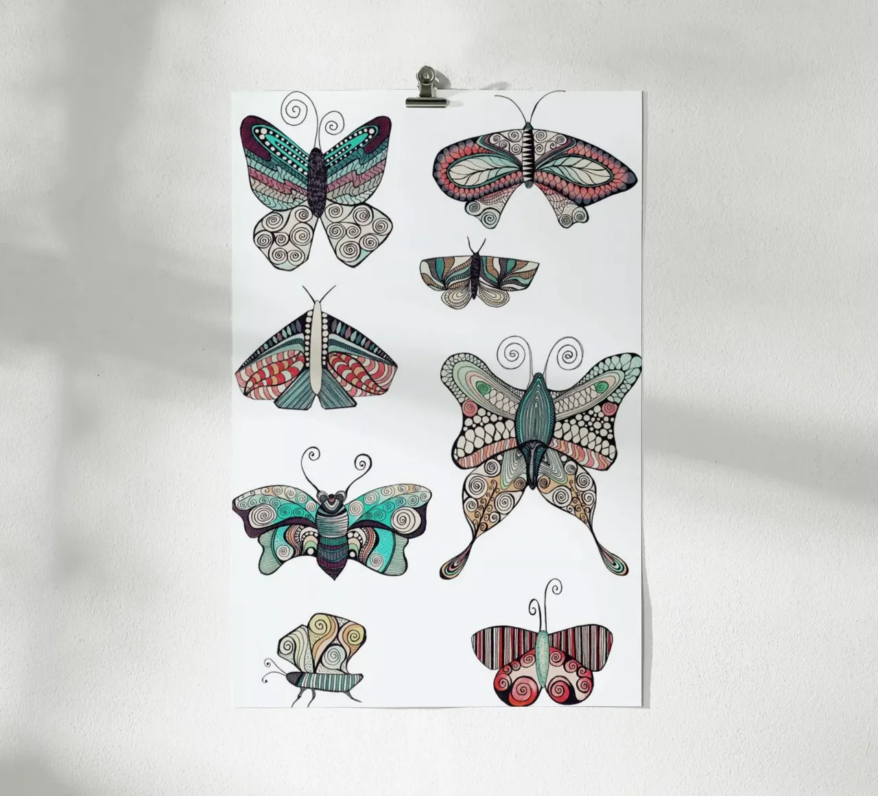 Schmetterling carta hahnemühle da Sabrina Ziegenhorn