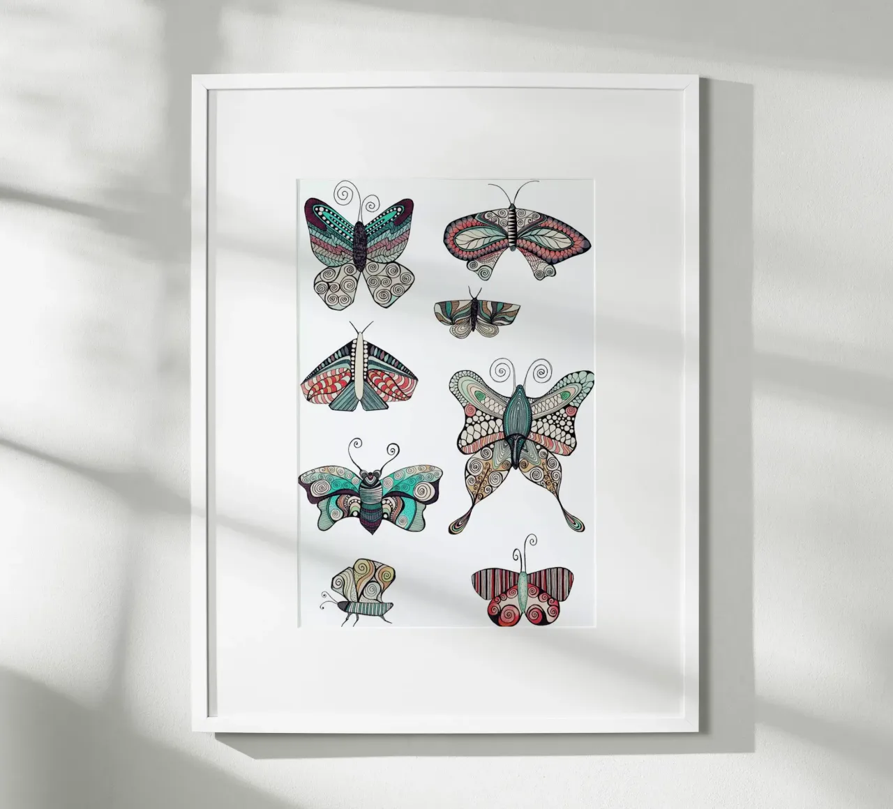 Schmetterling carta hahnemühle da Sabrina Ziegenhorn