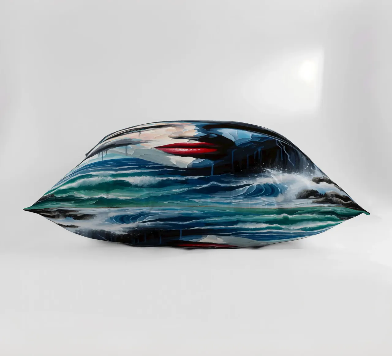 PAESAGGIO MARINO IN TEMPESTA cuscino da ARTOMATIC