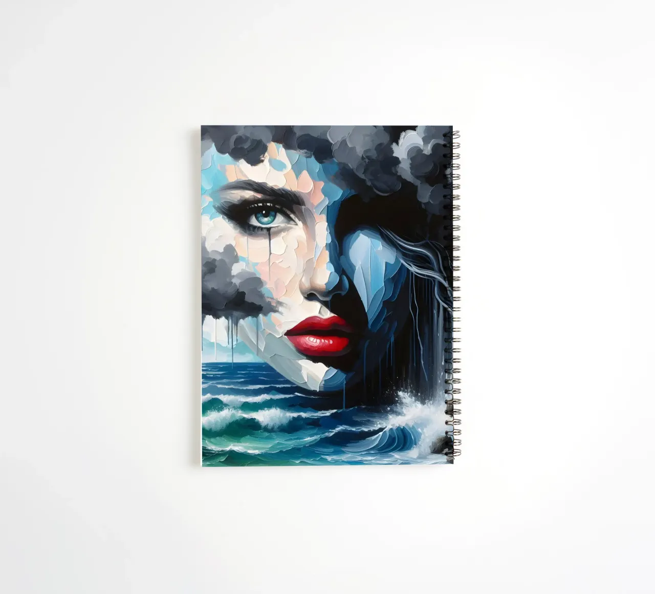 STÜRMISCHE SEELANDSCHAFT Ringbuch von ARTOMATIC